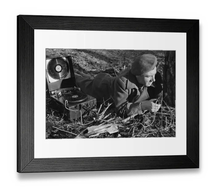 Framed Print : Frank Gillard Reports