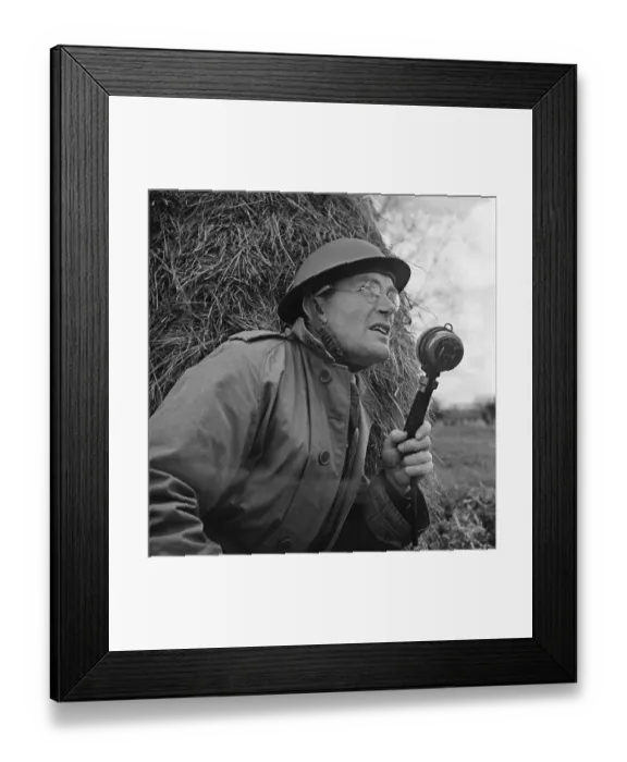 Framed Print : BBC War Correspondent
