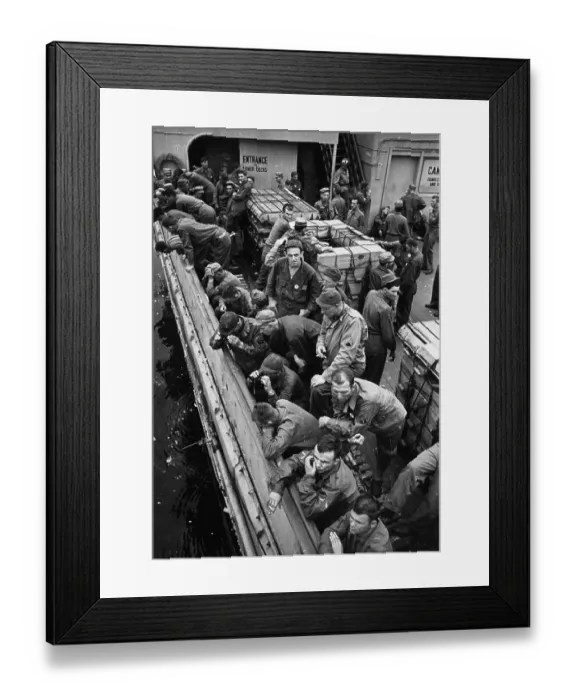 Framed Print : Troopship Soldiers Framed Print : Troopship Soldiers