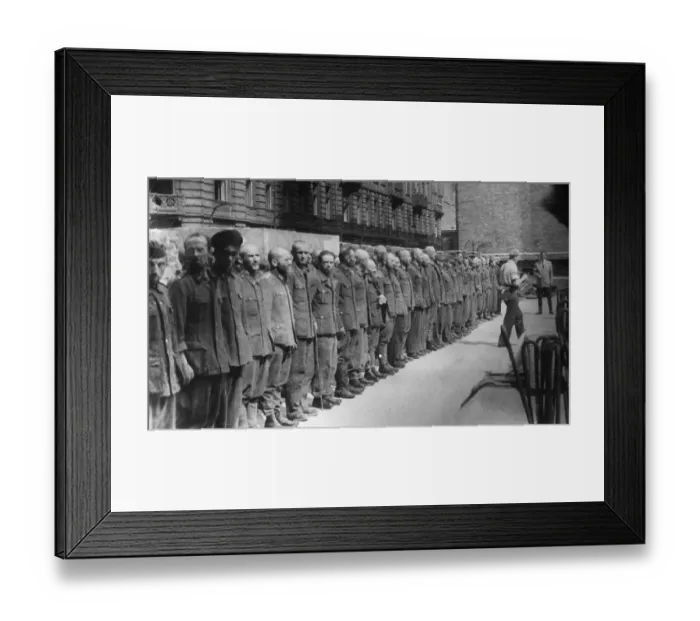 Framed Print : Captured Germans