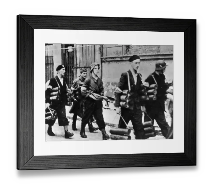 Framed Print : To The Firing Line