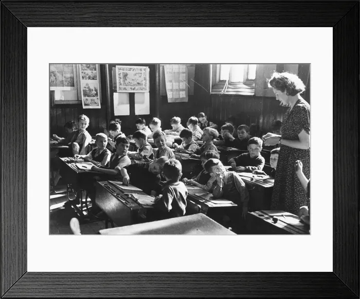 Framed Print : Welsh Classroom Framed Print : Welsh Classroom