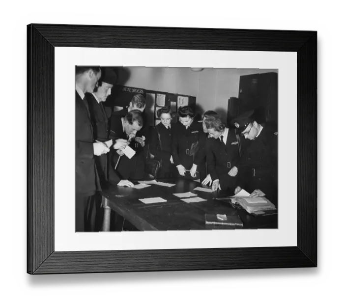 Framed Print : RAF Auxiliaries Framed Print : RAF Auxiliaries