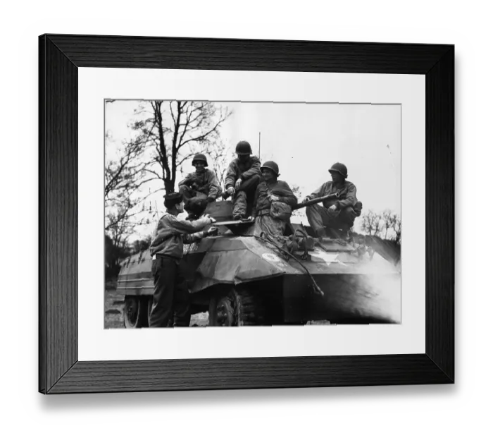 Framed Print : Yanks In Tanks Framed Print : Yanks In Tanks