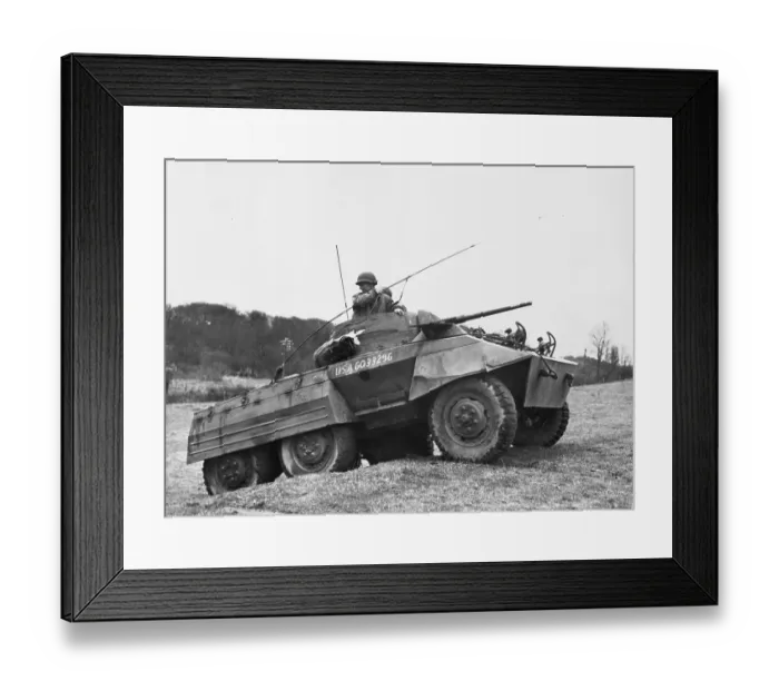 Framed Print : Tank Exercises Framed Print : Tank Exercises