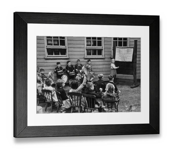 Framed Print : Percussion Lesson Framed Print : Percussion Lesson