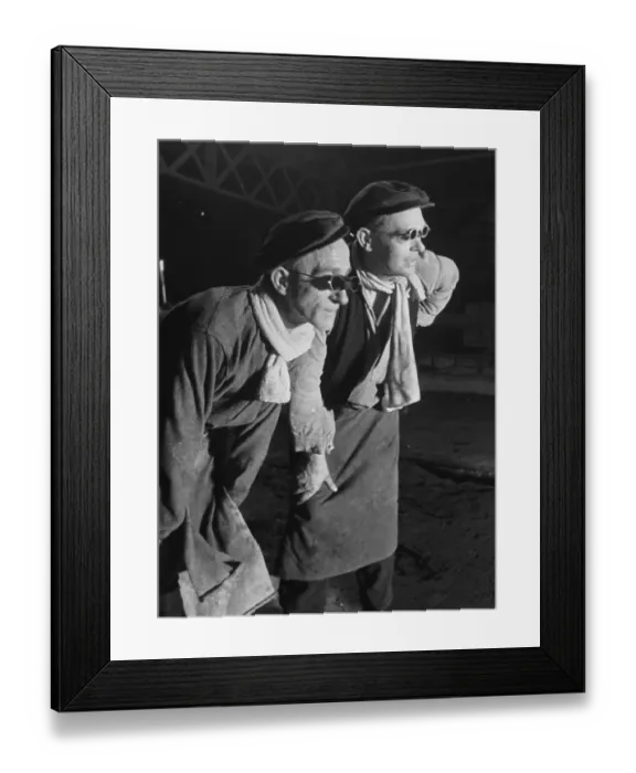 Framed Print : Steel Workers Framed Print : Steel Workers