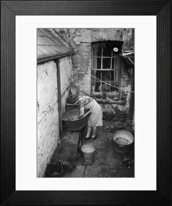 Framed Print : Squalid Housing