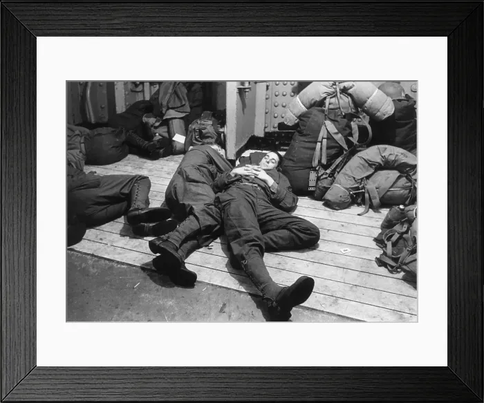 Framed Print : Troops On Board
