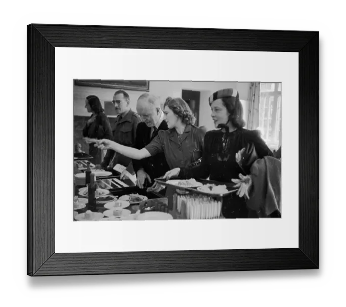 Framed Print : Churchill Club