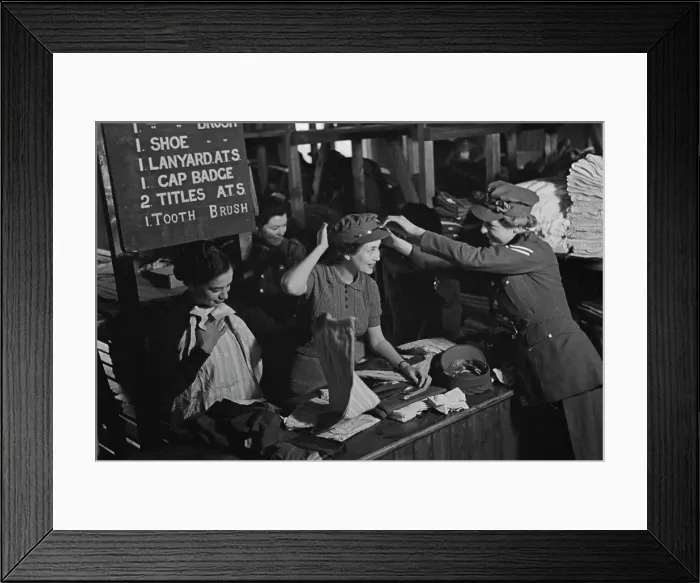 Framed Print : Auxiliary Territorial Service, 1943 Framed Print : Auxiliary Territorial Service, 1943