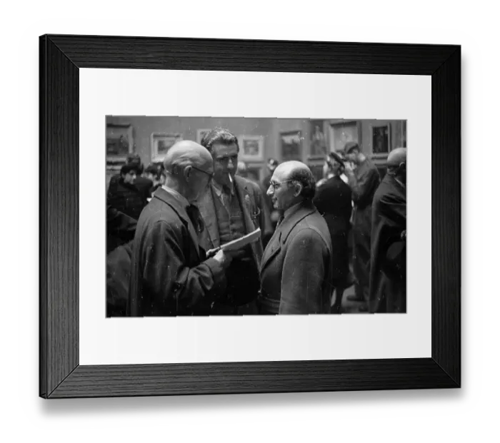 Framed Print : Artists Discussion Framed Print : Artists Discussion