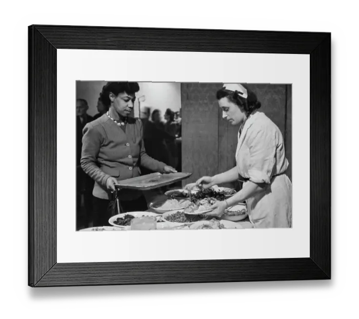 Framed Print : Una Marson At The BBC Framed Print : Una Marson At The BBC