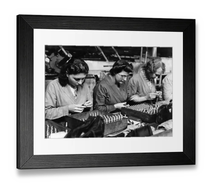 Framed Print : Munitions Workers Framed Print : Munitions Workers