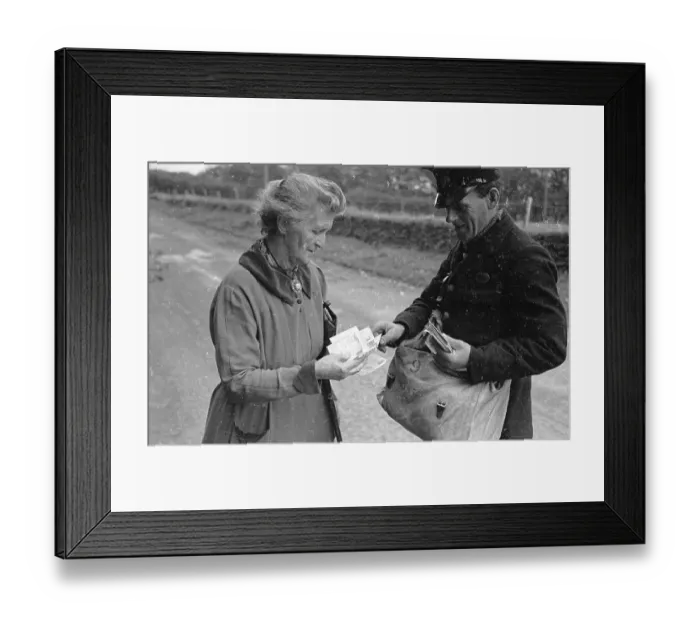 Framed Print : Money For The Postman Framed Print : Money For The Postman