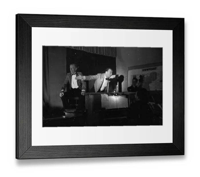 Framed Print : Comic Comperes Framed Print : Comic Comperes