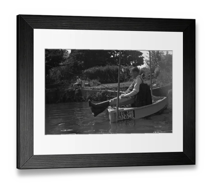 Framed Print : Fishing At Richmond Framed Print : Fishing At Richmond