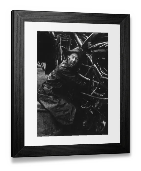Framed Print : Mending Planes Framed Print : Mending Planes