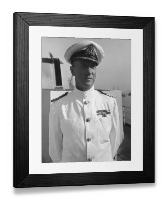 Framed Print : Naval Captain Framed Print : Naval Captain