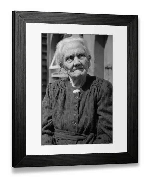 Framed Print : Old Mrs Boon