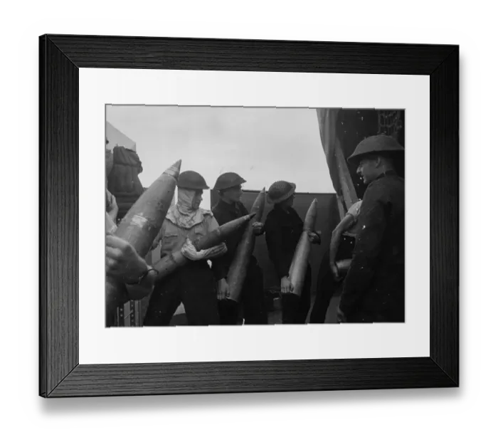Framed Print : Loading Shells Framed Print : Loading Shells