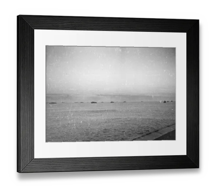 Framed Print : Convoy Moves Off
