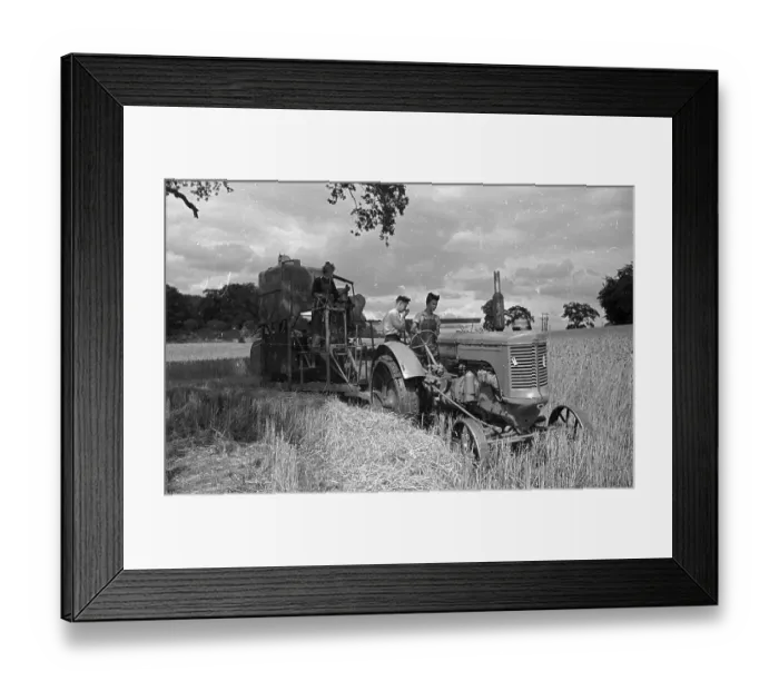 Framed Print : Combine Harvester Framed Print : Combine Harvester