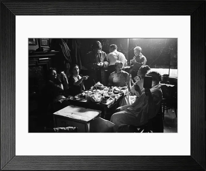 Framed Print : Back Stage Make Up Framed Print : Back Stage Make Up