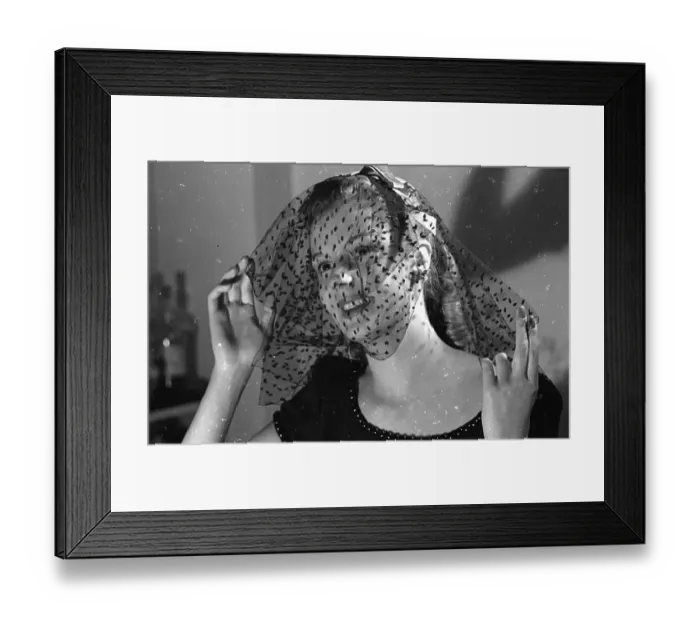 Framed Print : Spotted Veil Framed Print : Spotted Veil