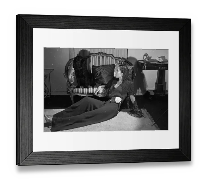 Framed Print : Woman's Best Friend Framed Print : Woman's Best Friend