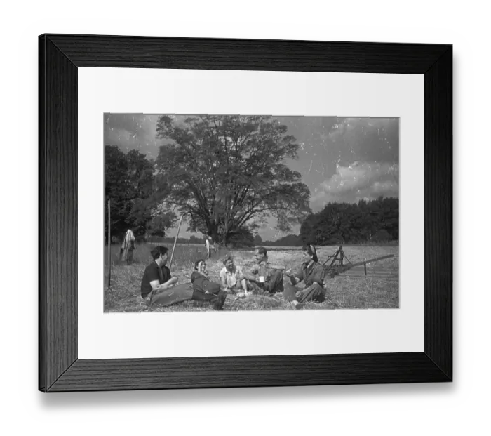 Framed Print : Farming Camp Framed Print : Farming Camp