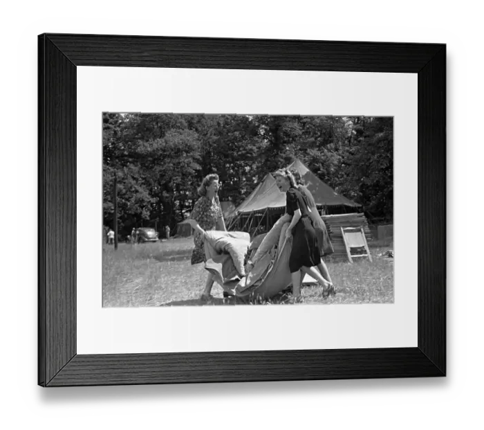 Framed Print : Farming Camp Framed Print : Farming Camp
