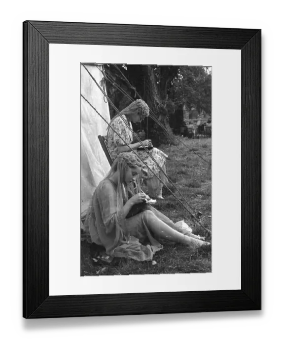 Framed Print : Waiting Nymphs Framed Print : Waiting Nymphs