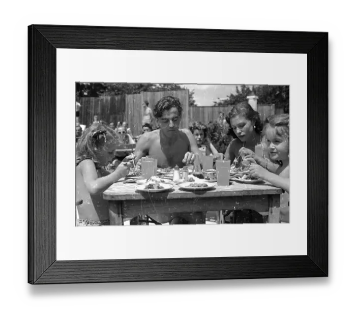 Framed Print : Picnic Lunch Framed Print : Picnic Lunch