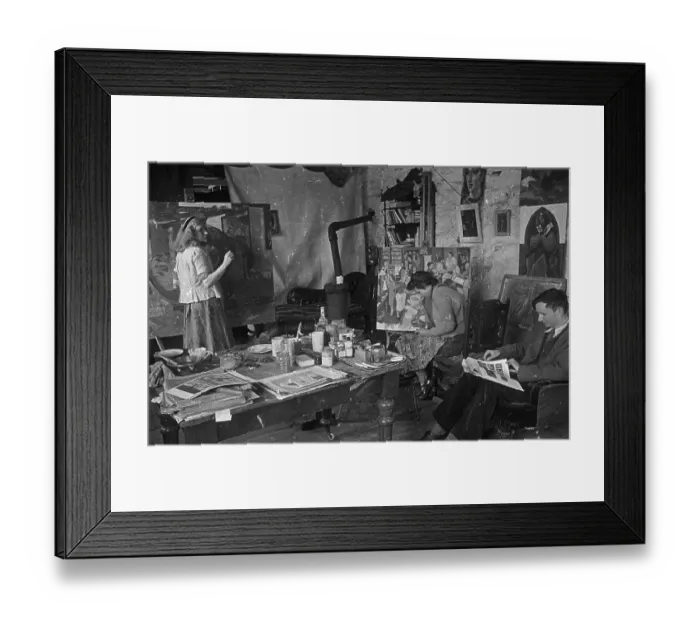 Framed Print : Art Students Framed Print : Art Students