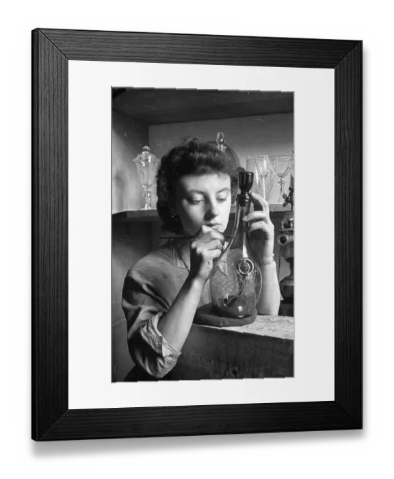 Framed Print : Cut Glass Design Framed Print : Cut Glass Design