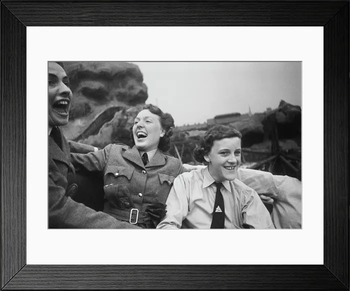 Framed Print : Women's Junior Air Corps Rally Framed Print : Women's Junior Air Corps Rally