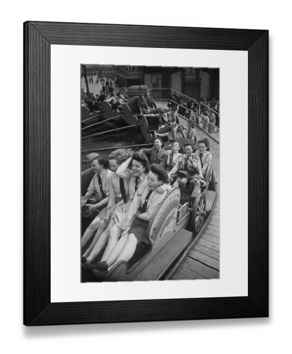 Framed Print : Women's Junior Air Corps Rally Framed Print : Women's Junior Air Corps Rally