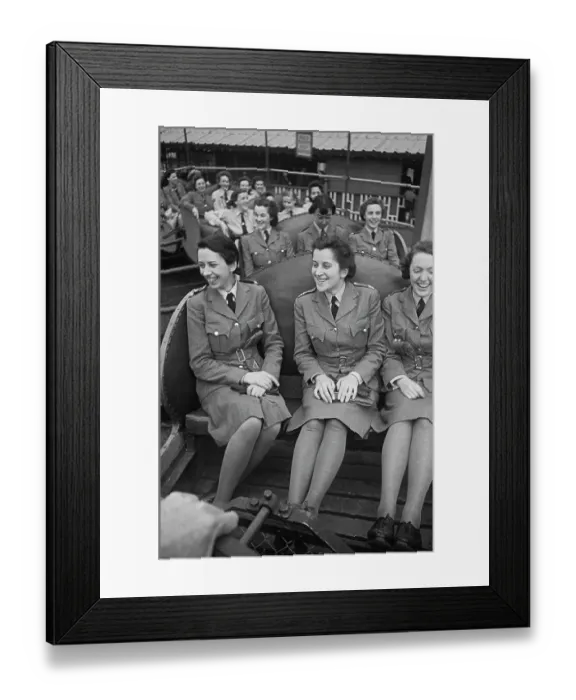 Framed Print : Women's Junior Air Corps Rally Framed Print : Women's Junior Air Corps Rally