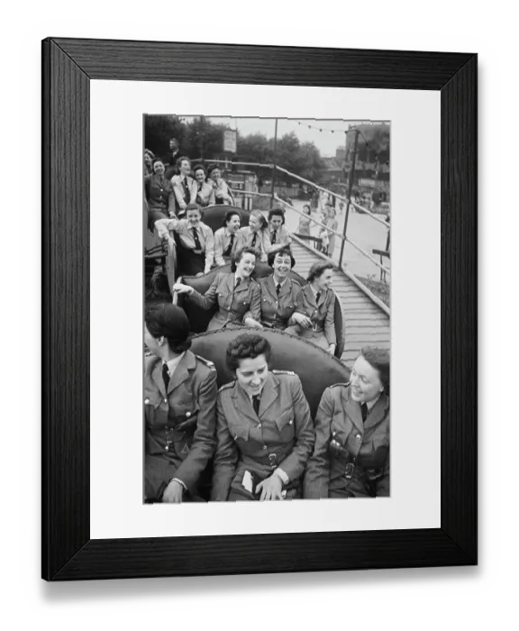 Framed Print : Women's Junior Air Corps Rally Framed Print : Women's Junior Air Corps Rally