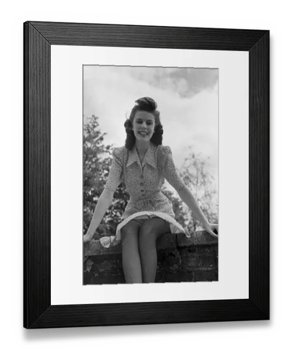 Framed Print : Spotty Dress Framed Print : Spotty Dress