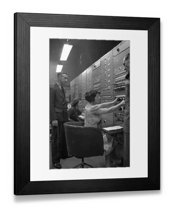 Framed Print : BBC Control Room Framed Print : BBC Control Room