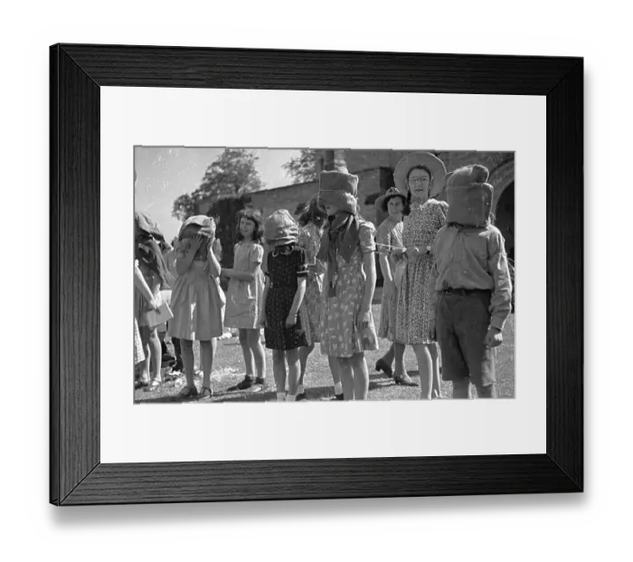 Framed Print : Blindfold Race Framed Print : Blindfold Race