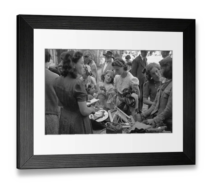 Framed Print : Red Cross Stall Framed Print : Red Cross Stall
