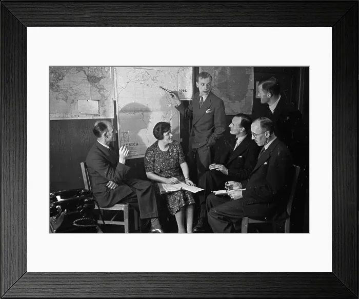 Framed Print : Overseas Broadcast Framed Print : Overseas Broadcast