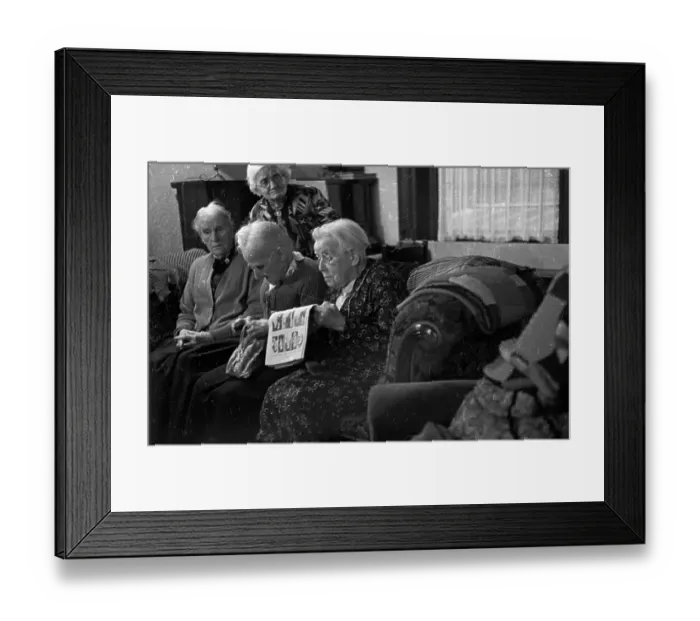 Framed Print : Sitting On Sofa Framed Print : Sitting On Sofa