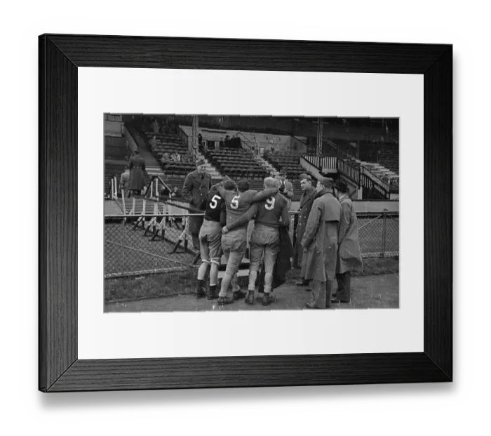 Framed Print : A Good Hard Game