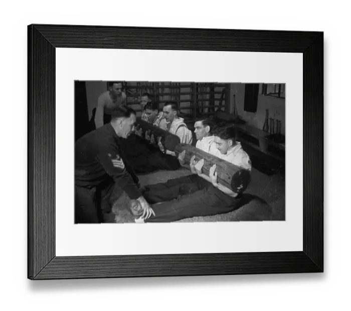 Framed Print : Army Physiotherapy Framed Print : Army Physiotherapy