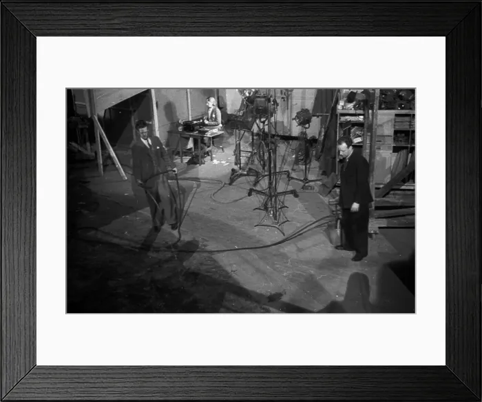 Framed Print : Film Set Preparations Framed Print : Film Set Preparations