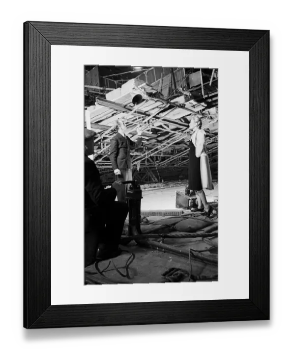 Framed Print : Film Ship. British film actress (Dame). Anna Neagle Framed Print : Film Ship. British film actress (Dame). Anna Neagle